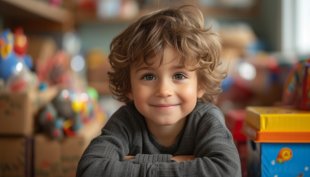 Des jouets pour donner du sourire à un enfant